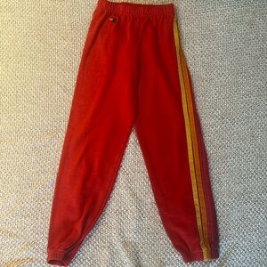 AviatorNation sweatpants Size:kids 10 Color:Red worn 2 times in great condition.
